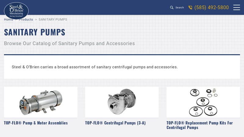 Sanitary Centrifugal Pumps