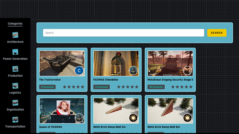 Satisfactory Blueprints