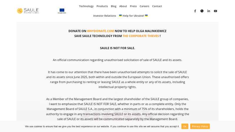 Saule Technologies – Inkjet