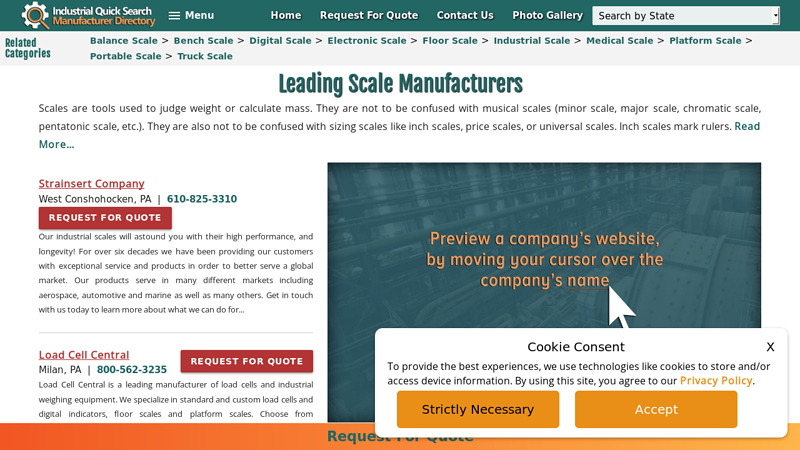 Scale Manufacturers