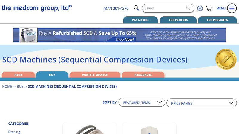 SCD Machines (Sequential Compression Devices)