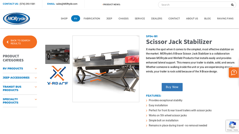 Scissor Jack Stabilizer