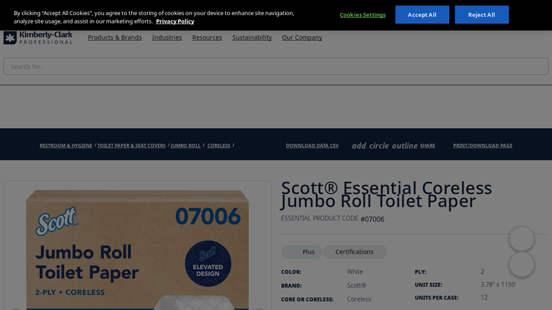 Scott® Coreless High