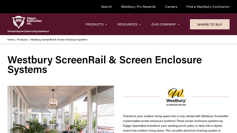 Screen Enclosure Systems