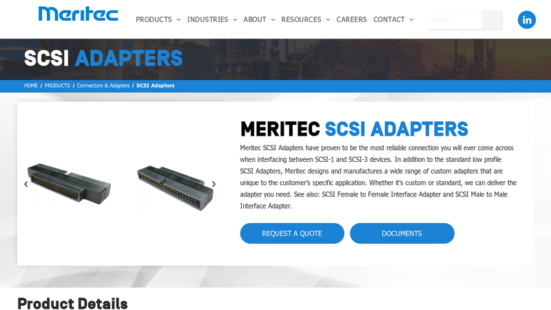 SCSI Adapters: 50–68 Pin Interconnects for SCSI