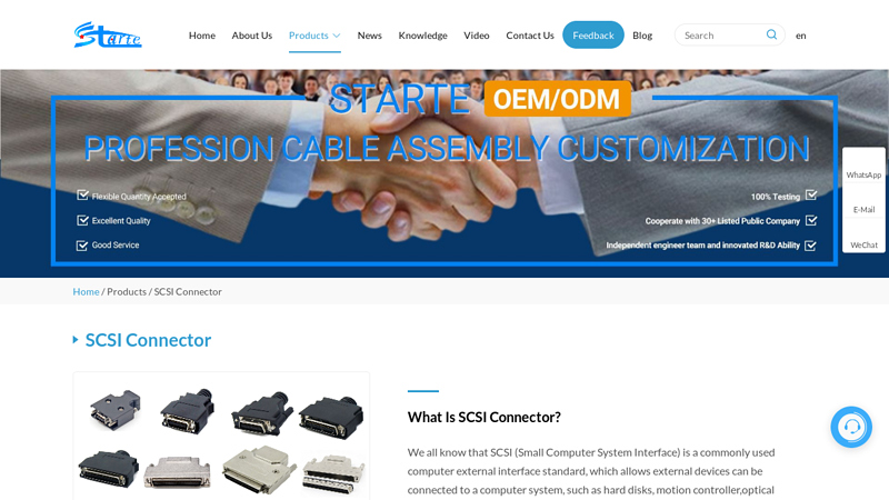 SCSI Connector Suppliers & Manufacturers & Factory