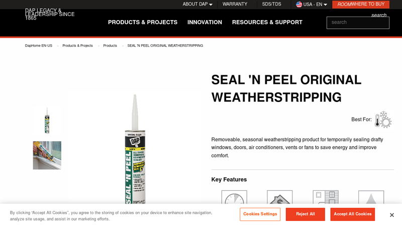 seal 'n peel original weatherstripping