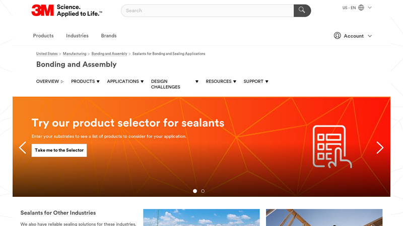 Sealants for Bonding and Sealing Applications