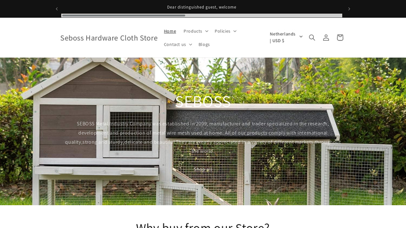 Seboss Hardware Cloth Store