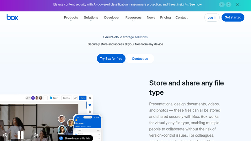 Secure Cloud Storage for Documents, Photos, and Files
