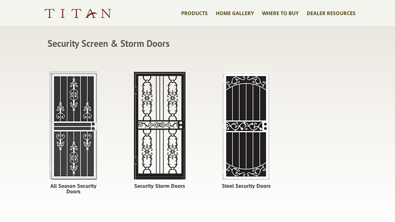 Security Screen & Storm Doors