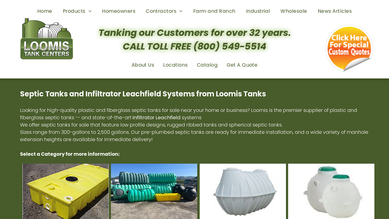 Septic Tanks & Infiltrator Systems