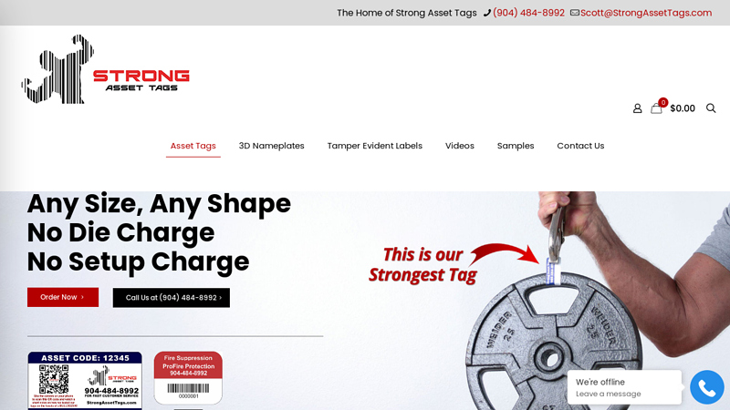 Serial Number Stickers