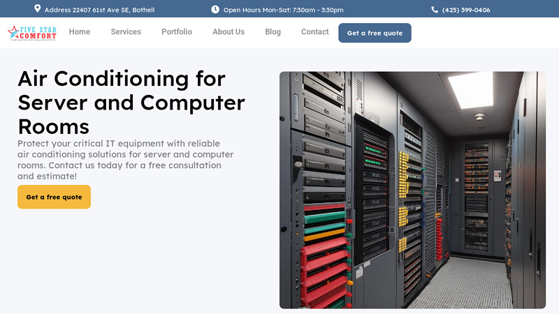 Server / Computer rooms air conditioning