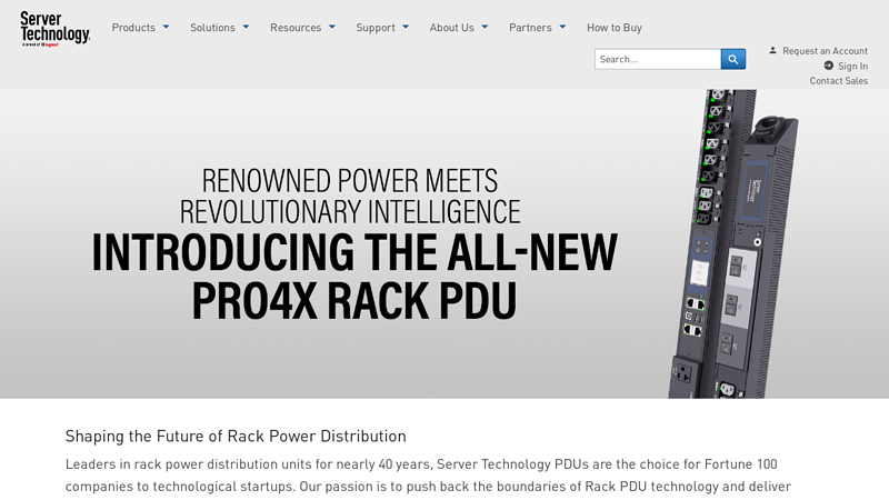 Server Technology: Data Center Power Distribution Units