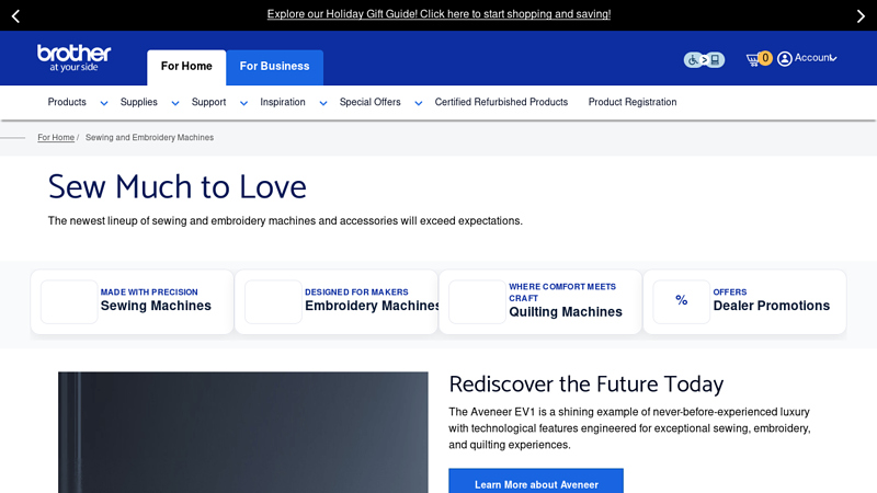 Sewing and Embroidery Machines