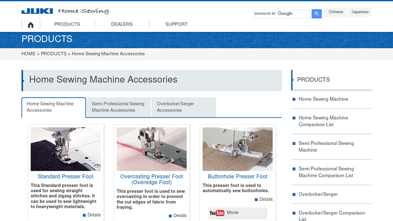 Sewing Machine Accessories