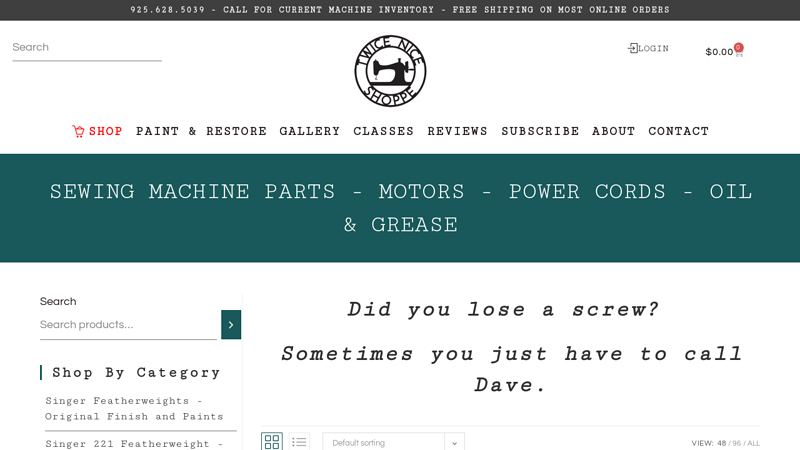 Sewing Machine Parts