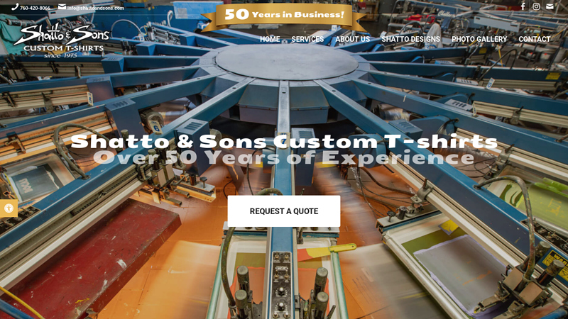 Shatto & Sons: custom t-shirts