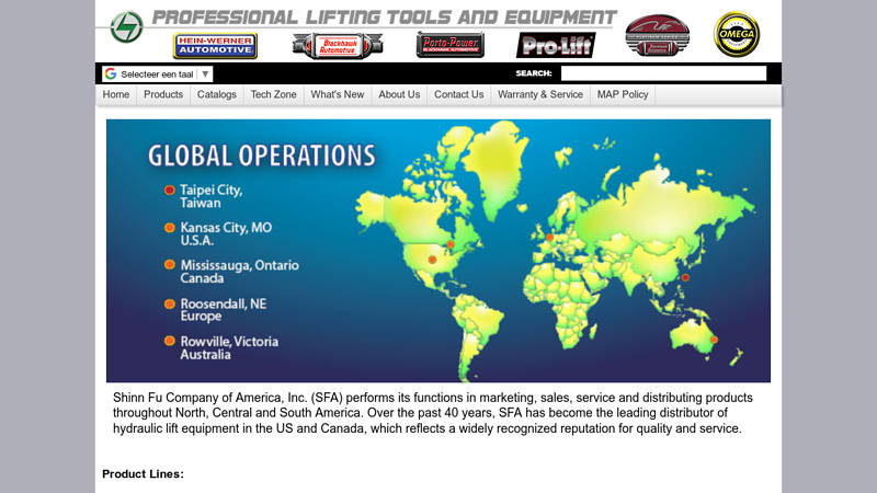 Shinn Fu America Homepage