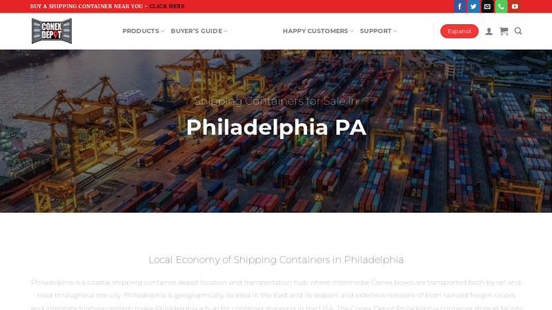 Shipping Containers For Sale In Philadelphia, PA