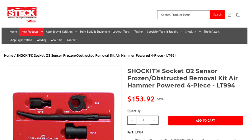 Shockit™ Socket O2 Sensor Removal Kit