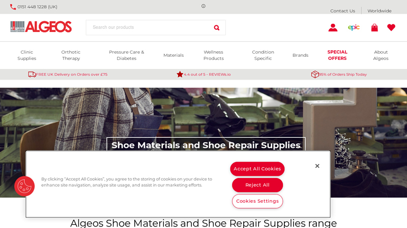 Shoe Materials and Shoe Repair Supplies