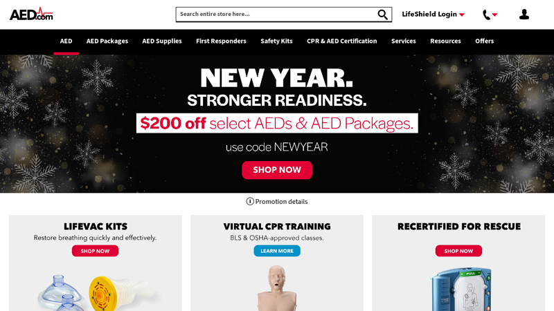 Shop AEDs and Accessories