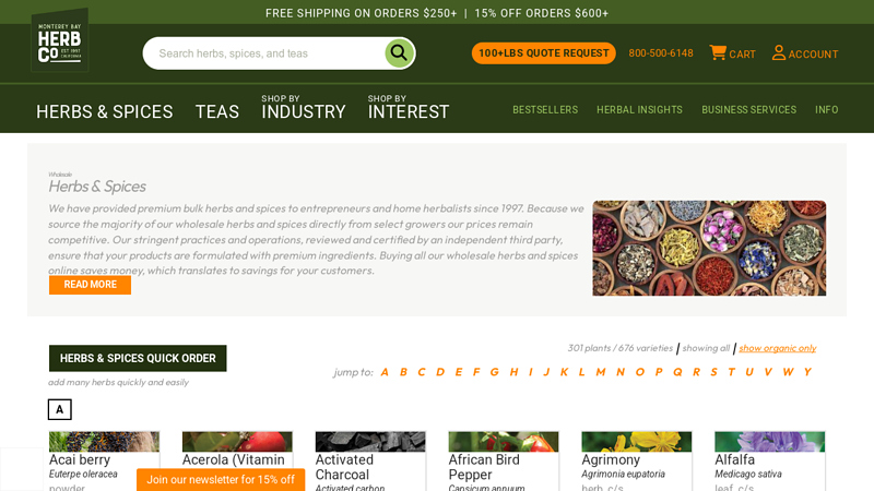 Shop All Herbs & Spices