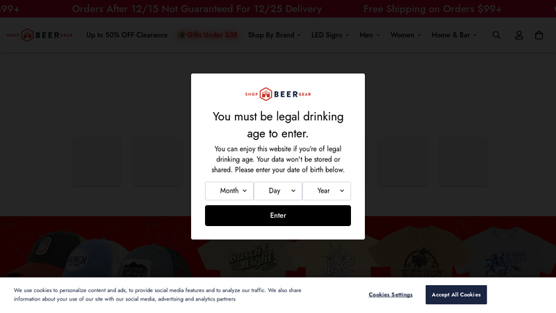 Shop Beer Gear: Anheuser