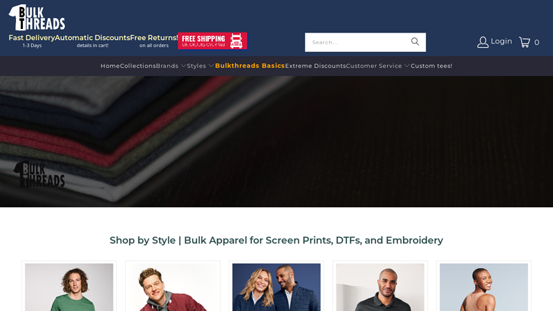 Shop Bulk Apparel at Bulkthreads.com