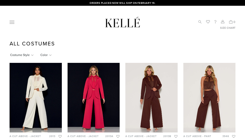 Shop fashionable ALL Costumes dance costumes