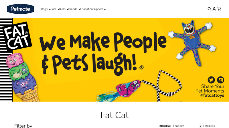 Shop Fat Cat® Pet Toys