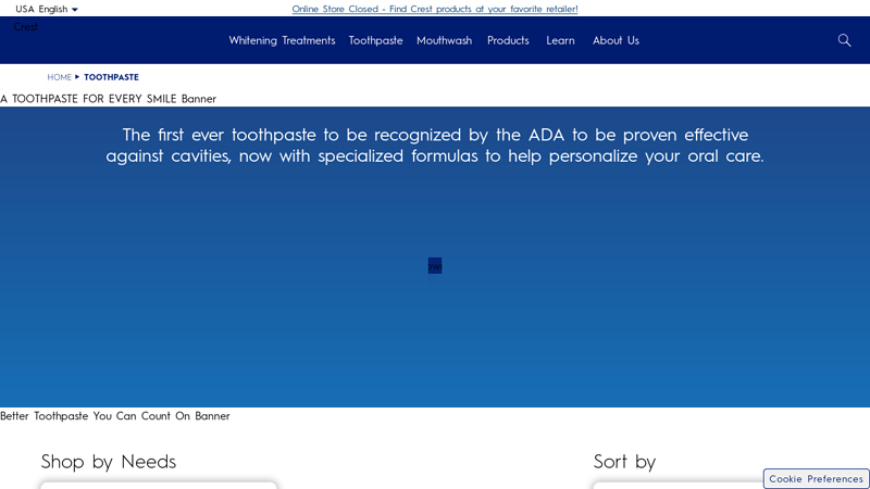 Shop our Best Toothpastes for a good oral hygiene