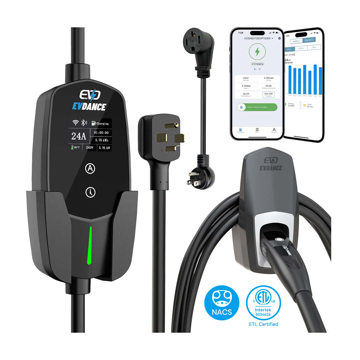 Shop Portable EV Chargers & EV Extension cord at EVDANCE