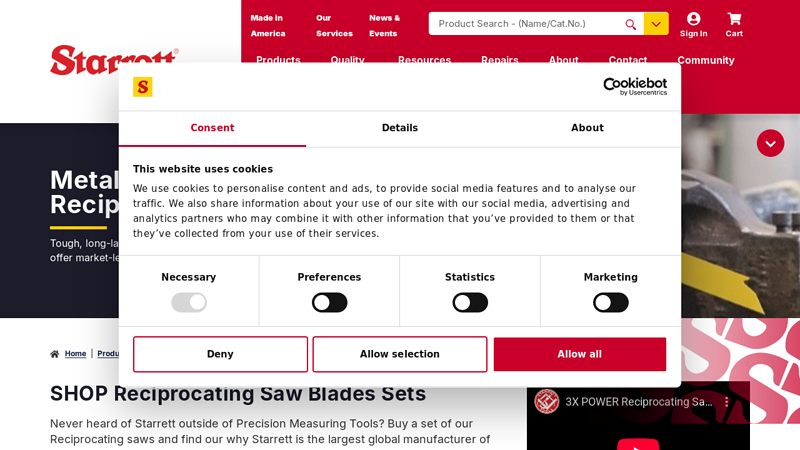 SHOP Reciprocating Saw Blades Sets