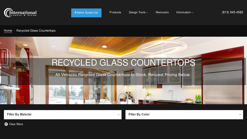 Shop Recycled Glass Countertops