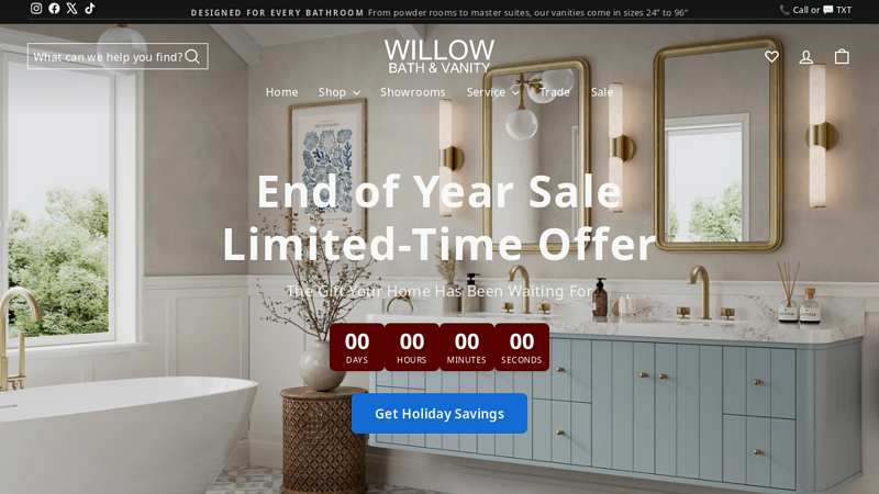 Shop Solid Wood Bathroom Vanities