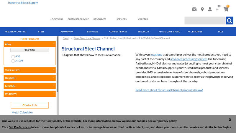 Shop Structural Steel Channel Products