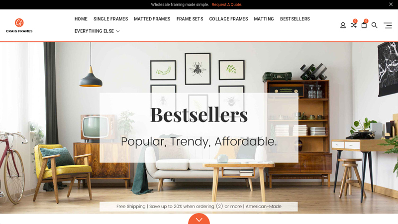 Shop Stylish Picture Frames for Every Space at Craig Frames