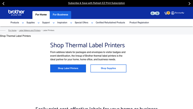 Shop Thermal Label Printers