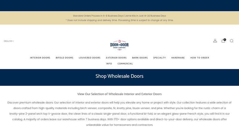 Shop Wholesale Doors