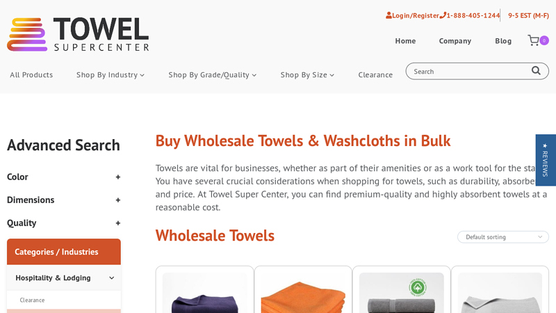 Shop Wholesale Towels in Bulk