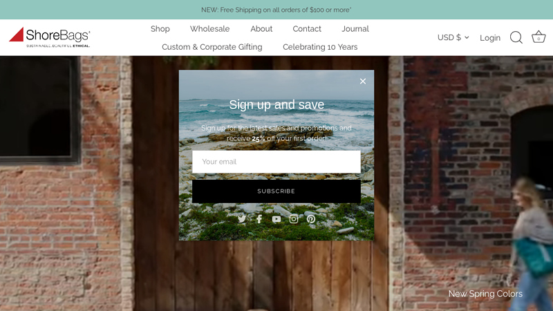 ShoreBags: Buy Sustainable Canvas Bags