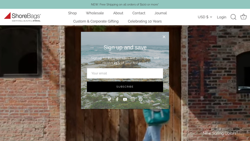 ShoreBags: Buy Sustainable Canvas Bags