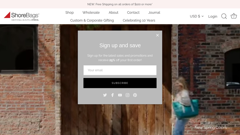 ShoreBags: Buy Sustainable Canvas Bags