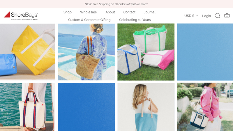 ShoreBags: Buy Sustainable Canvas Bags