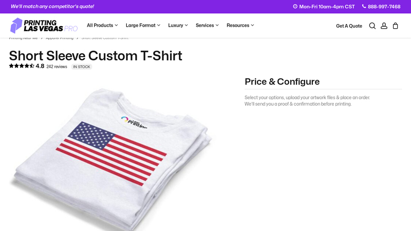 Short Sleeve Custom T-Shirt custom t-shirts