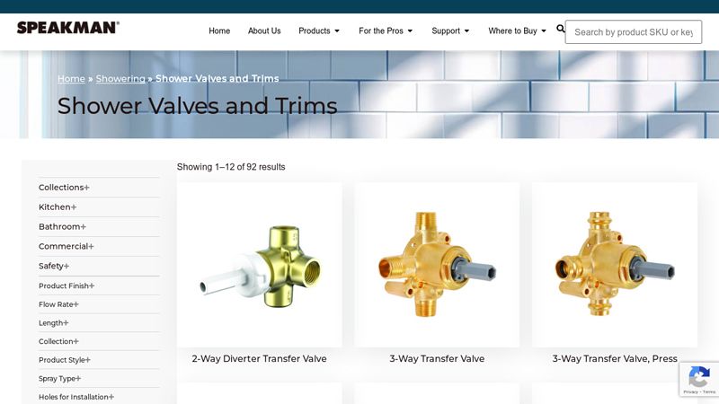 Shower Valves and Trims Archives