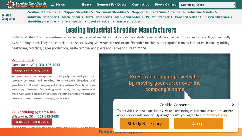 Shredder Manufacturers